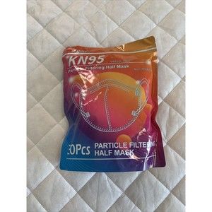 White KN95 GB2626-2019 Standard Protective Face Mask 30 Per Bag - Rasav 😷 New